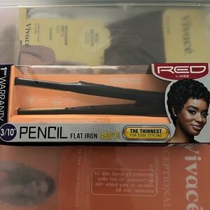 Kiss Red Pencil Flat Iron
